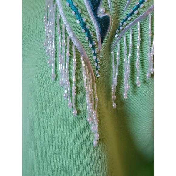Bob Mackie Vintage Sweater with Fringe - Picture 2 of 7